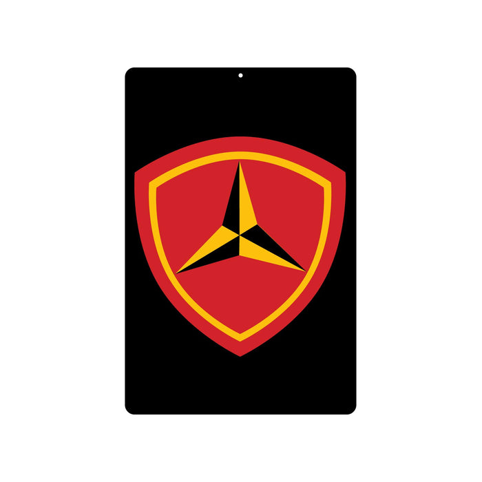 3rd Marine Division Metal Sign - SGT GRIT