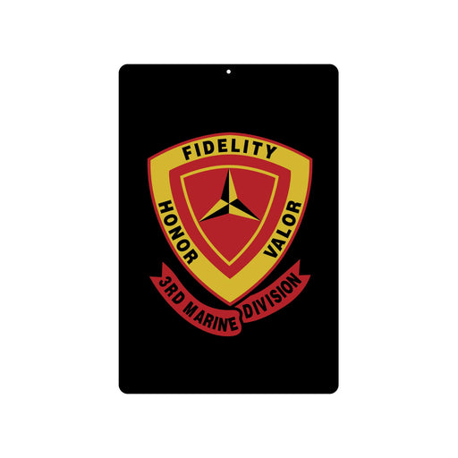 3rd Marine Division (Alternate Design 2) Metal Sign - SGT GRIT