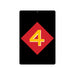 4th Marine Division Metal Sign - SGT GRIT