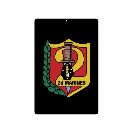 2nd Marines Regimental Metal Sign - SGT GRIT