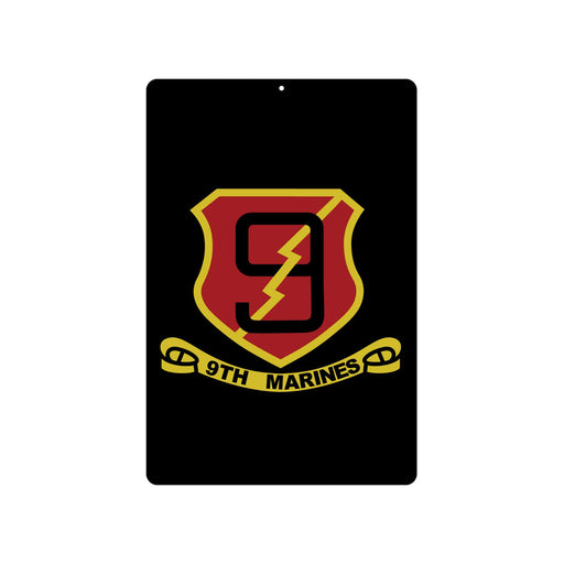 9th Marines Regimental Metal Sign - SGT GRIT