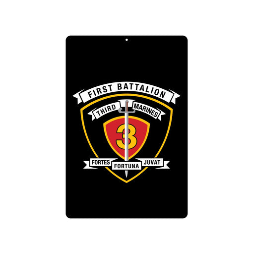 1st Battalion 3rd Marines Metal Sign - SGT GRIT