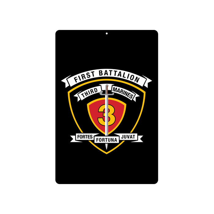 1st Battalion 3rd Marines Metal Sign