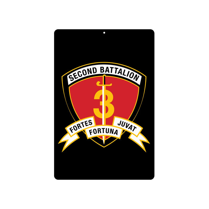 2nd Battalion 3rd Marines Metal Sign
