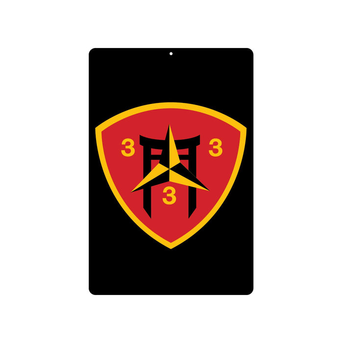3rd Battalion 3rd Marines Metal Sign - SGT GRIT