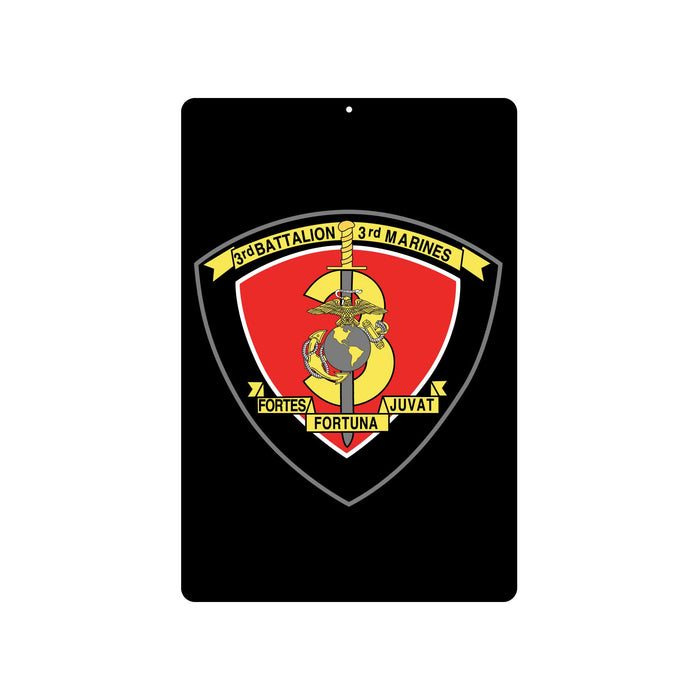 3rd Battalion 3rd Marines (Alternate Design) Metal Sign