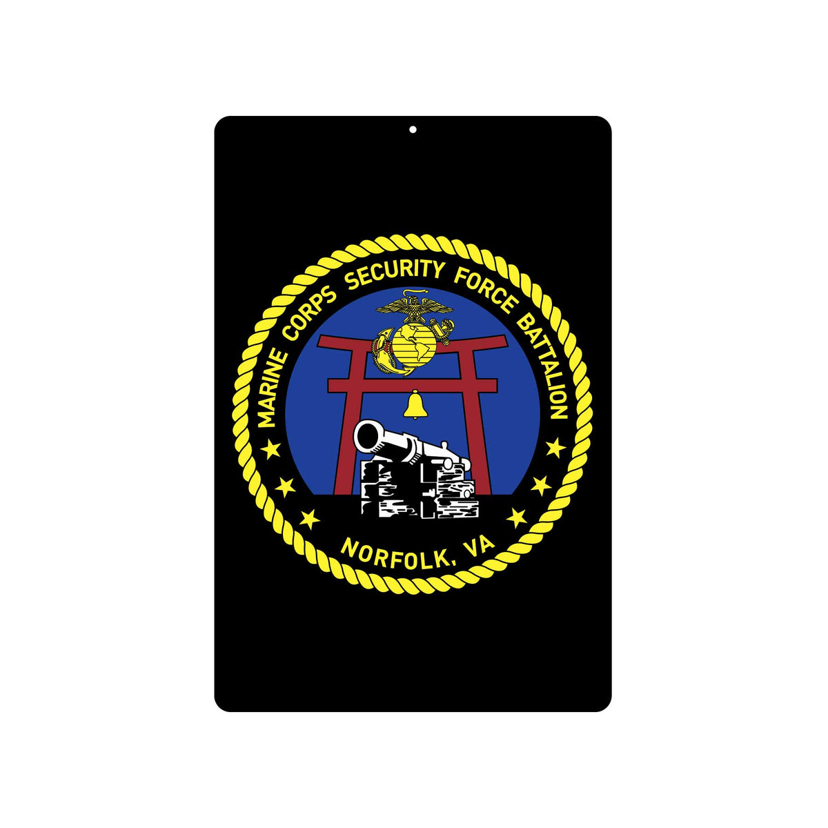 Security Forces Sign Marine Corps Security Force Battalion Metal Sign – SGT GRIT