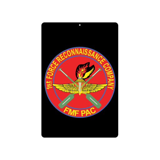 1st Force Recon FMF PAC Metal Sign - SGT GRIT