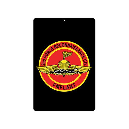 2nd Force Reconnaissance Company Metal Sign - SGT GRIT