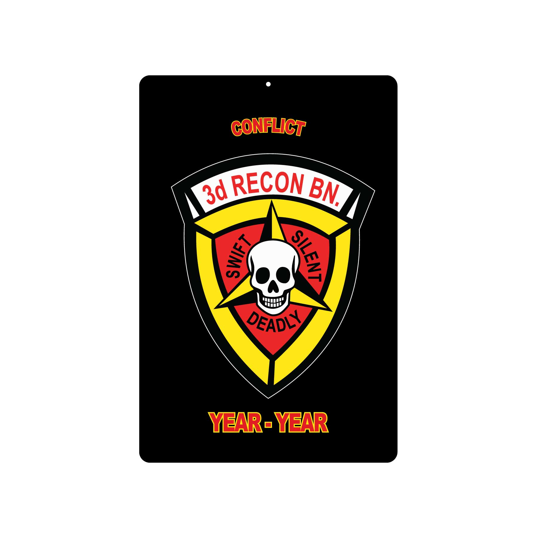 3rd Recon Battalion Metal Sign – SGT GRIT