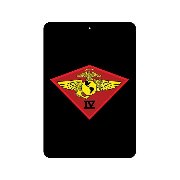 4th Marine Air Wing Metal Sign - SGT GRIT