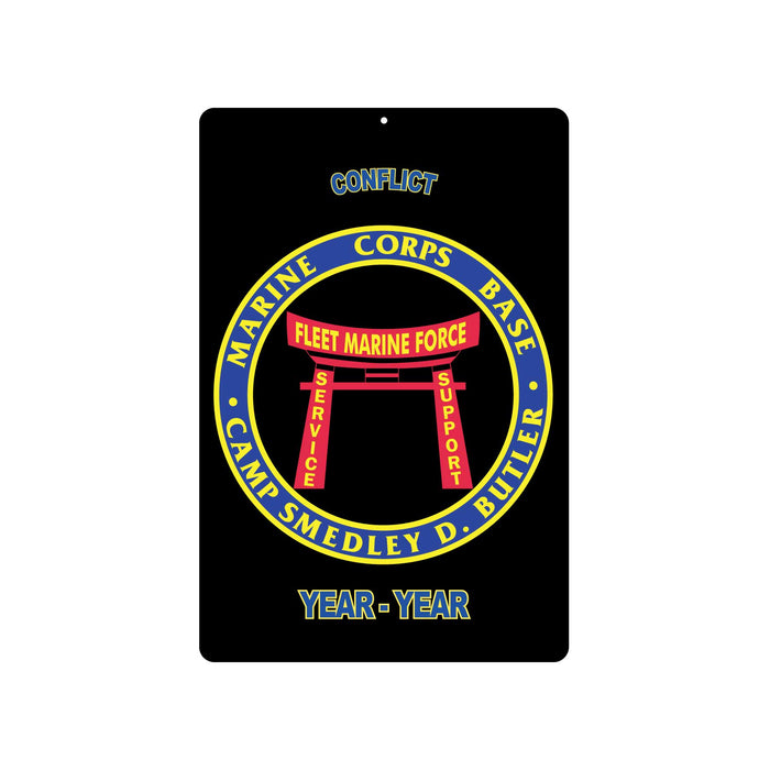 Marine Corps Base Okinawa Metal Sign - SGT GRIT