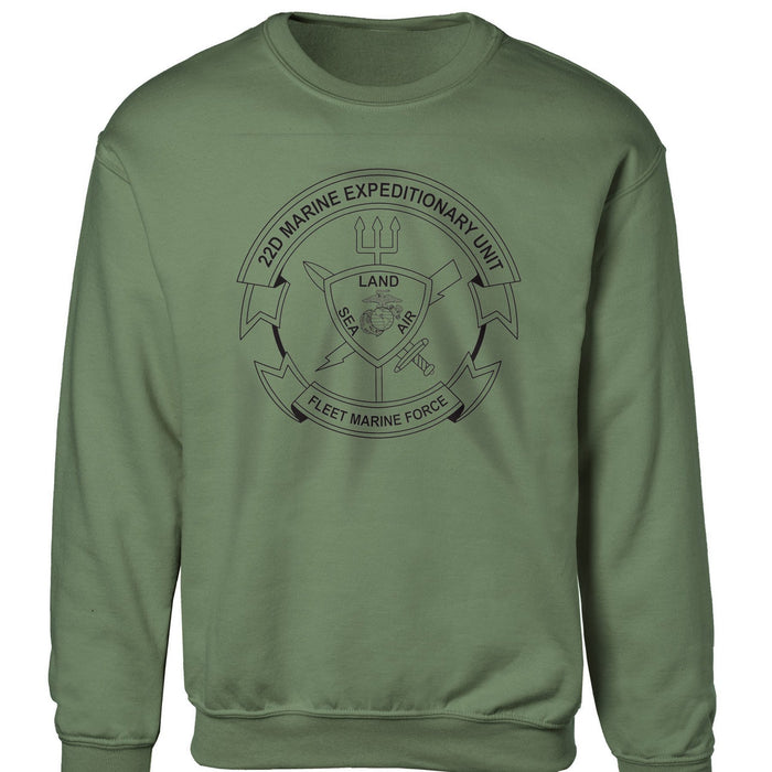 22nd MEU - Fleet Marine Force Sweatshirt - SGT GRIT