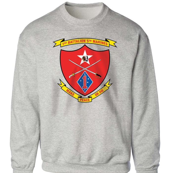 1st Battalion 5th Marines Sweatshirt - SGT GRIT