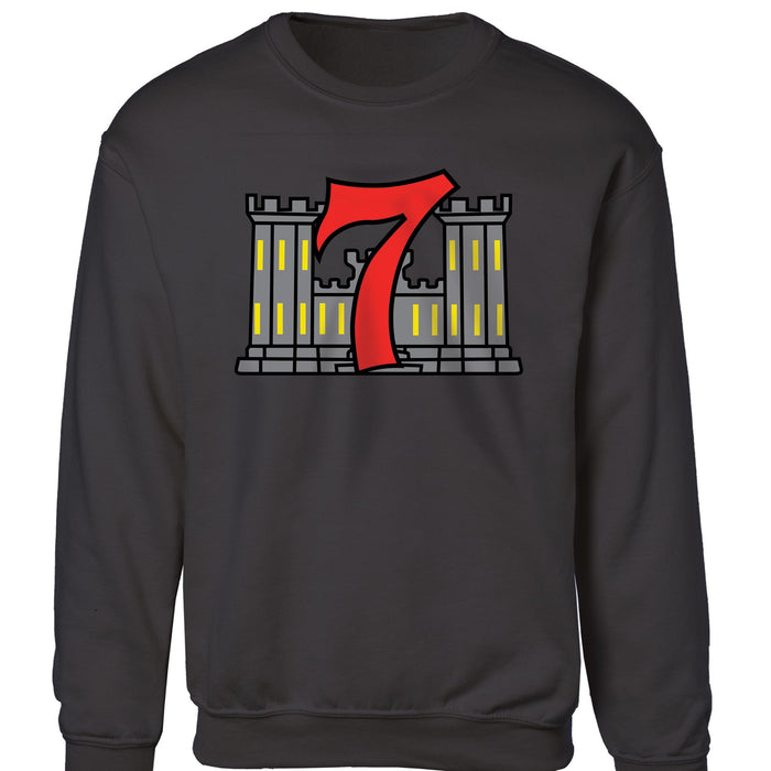 7th Engineers Battalion Sweatshirt - SGT GRIT