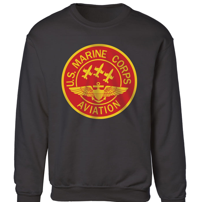 Red Marine Corps Aviation Sweatshirt - SGT GRIT