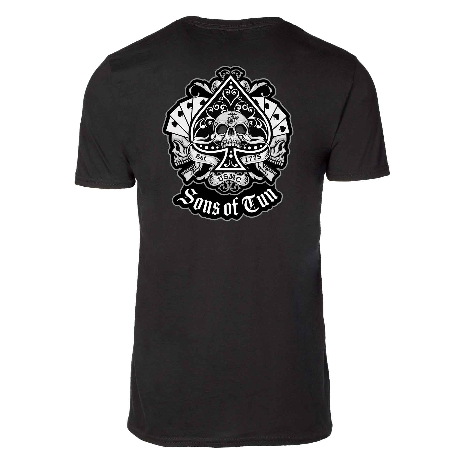 Sons of Tun Spade Back With Left Chest T-shirt – SGT GRIT