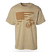 USMC Flag, EGA Emblem T-shirt 100% Cotton - SGT GRIT