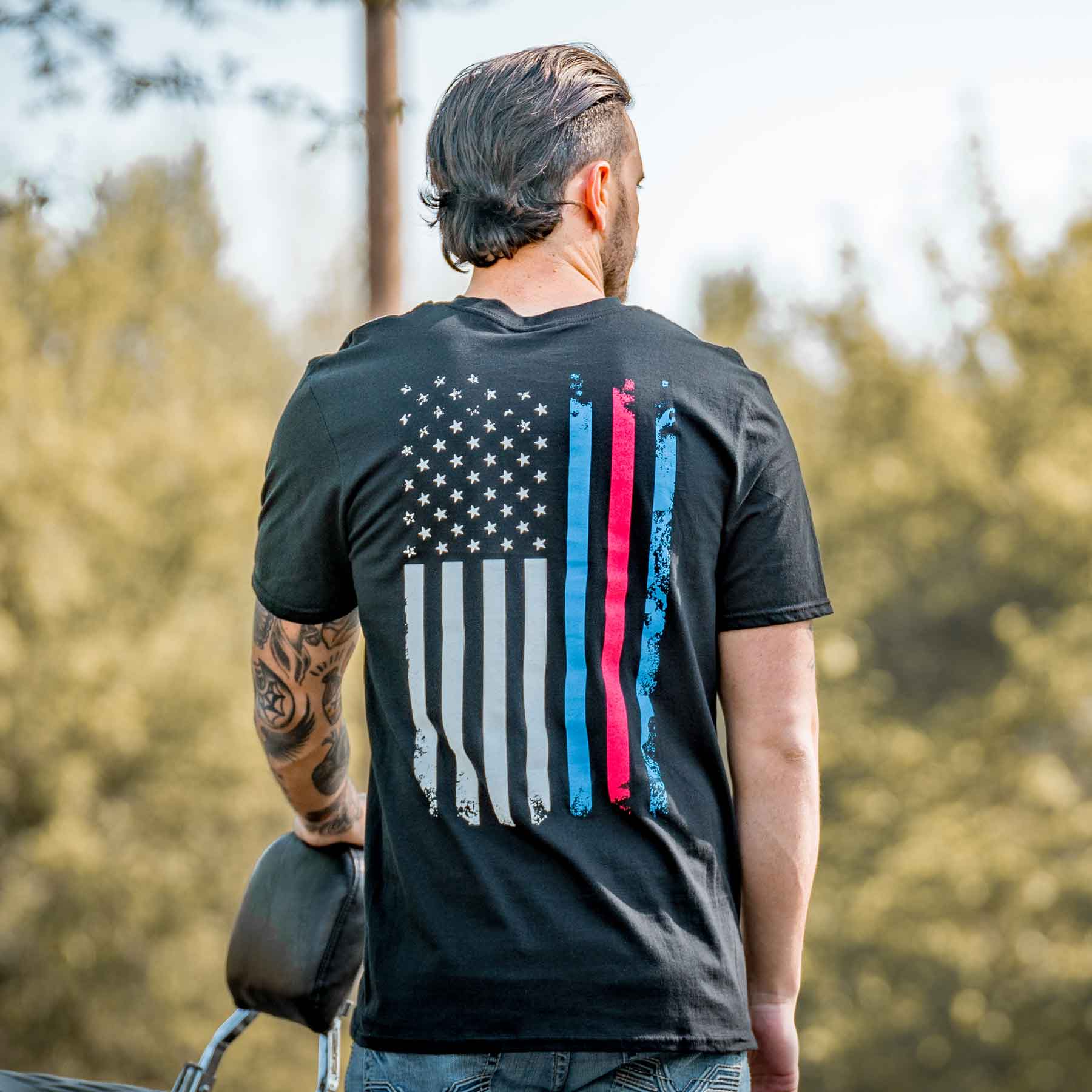 Lacoste - T-shirt Vestibilità Comoda A Righe Blu E Navy - Foto 7