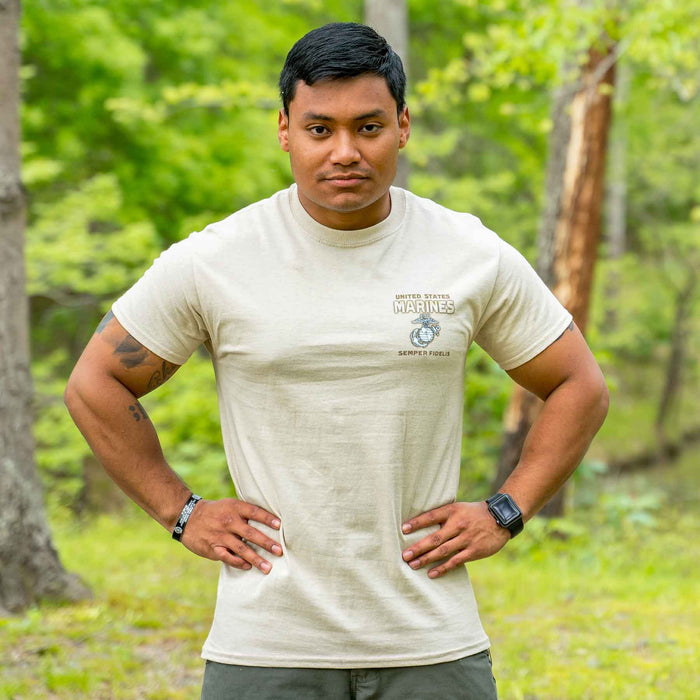 Marine Corps Warrior Graphic T-Shirt 100% Cotton - SGT GRIT