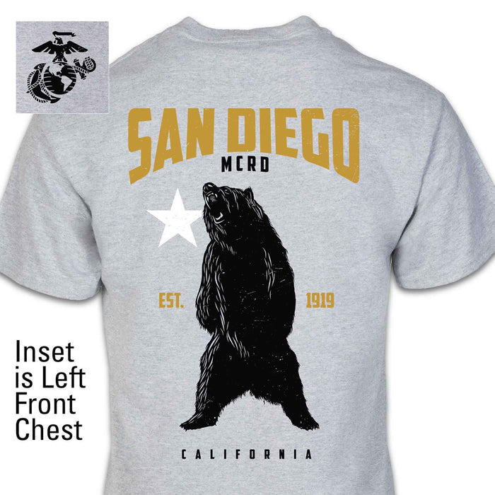 San Diego MCRD Bear T-shirt