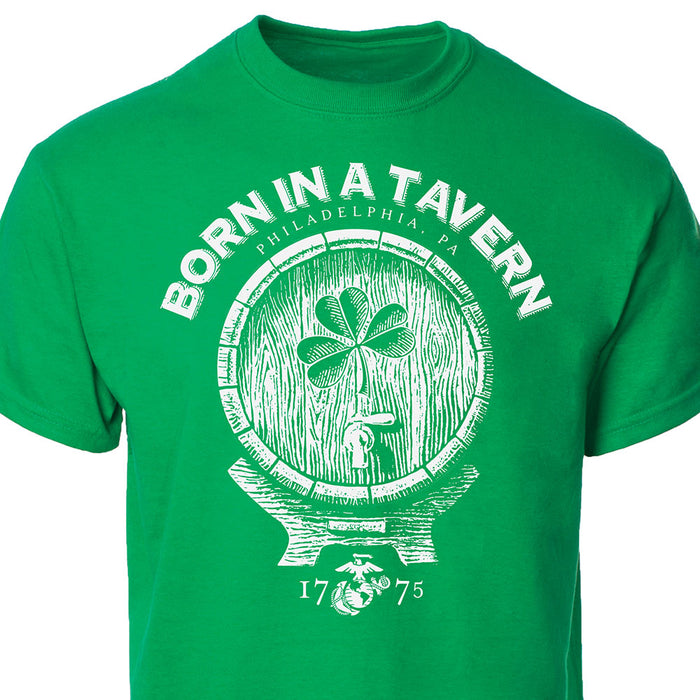 Born In A Tavern Shamrock T-shirt - SGT GRIT