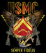 Exclusive Marine Corps T-Shirt Customized by Rank - SGT GRIT