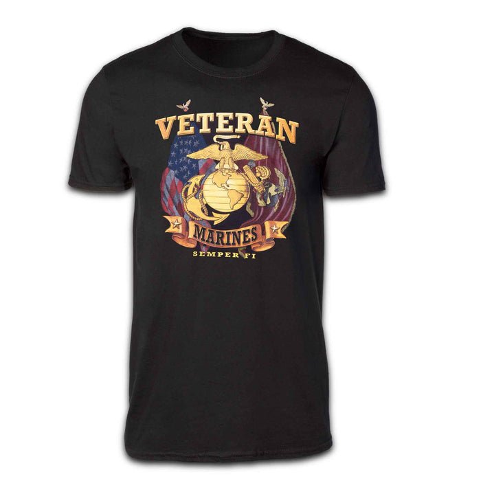 Marine Corps Veteran T-Shirt with EGA