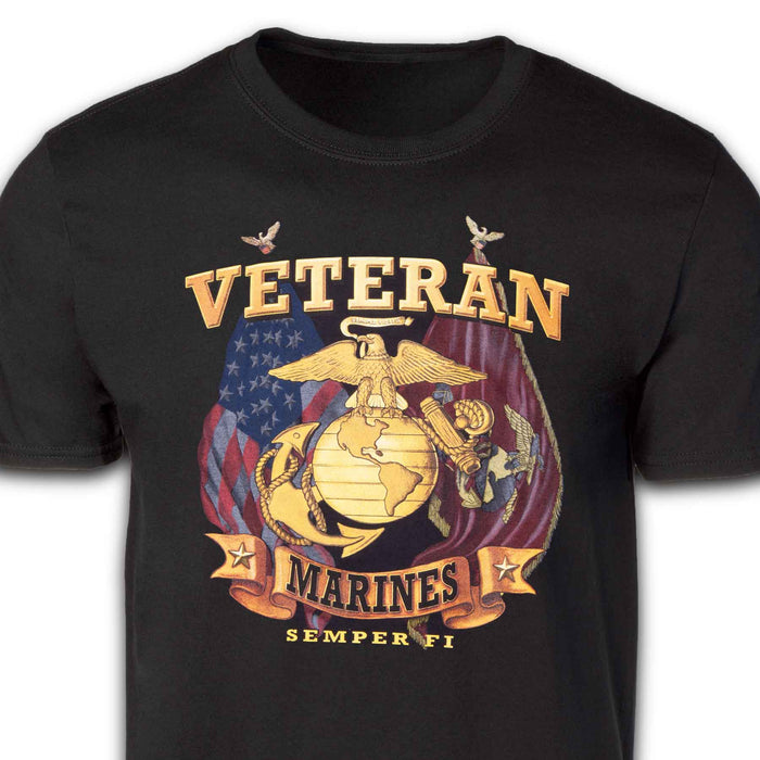 Marine Corps Veteran T-Shirt with EGA