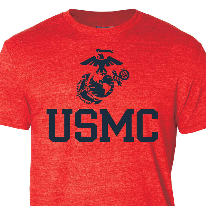 Champion USMC Jock Tag Tri-blend T-shirt