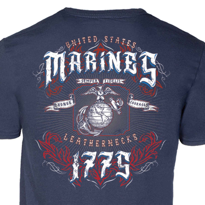 USMC Red, White, and Blue Leathernecks T-shirt - SGT GRIT