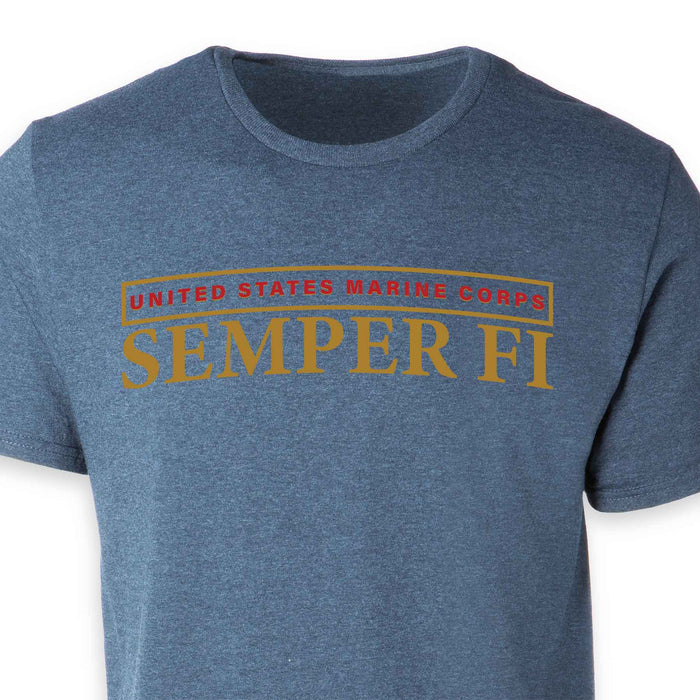 Semper Fi Arch Heather T-shirt - SGT GRIT