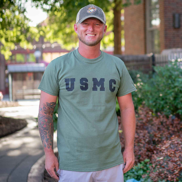 USMC Initials Marine Corps T-shirt - SGT GRIT
