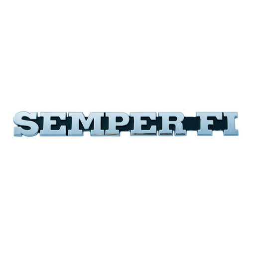 Semper Fi Chrome Auto Emblem - SGT GRIT