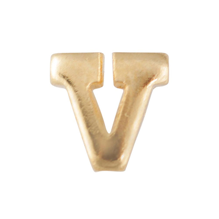 Gold Letter V