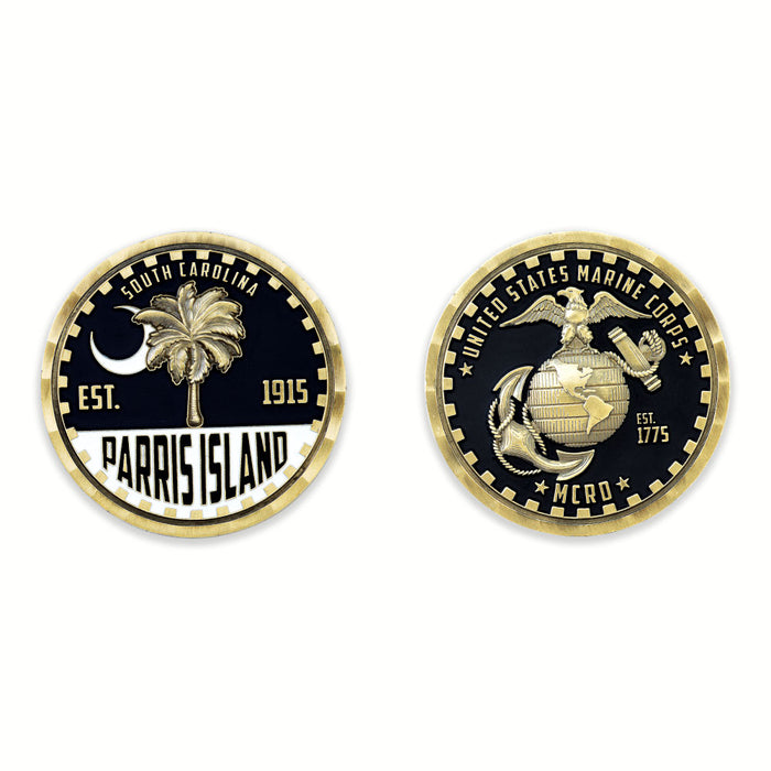 USMC Parris Island Challenge Coin