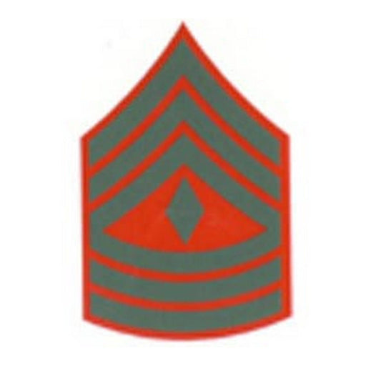 First Sergeant Red and Green Rank Insignia Decal - SGT GRIT