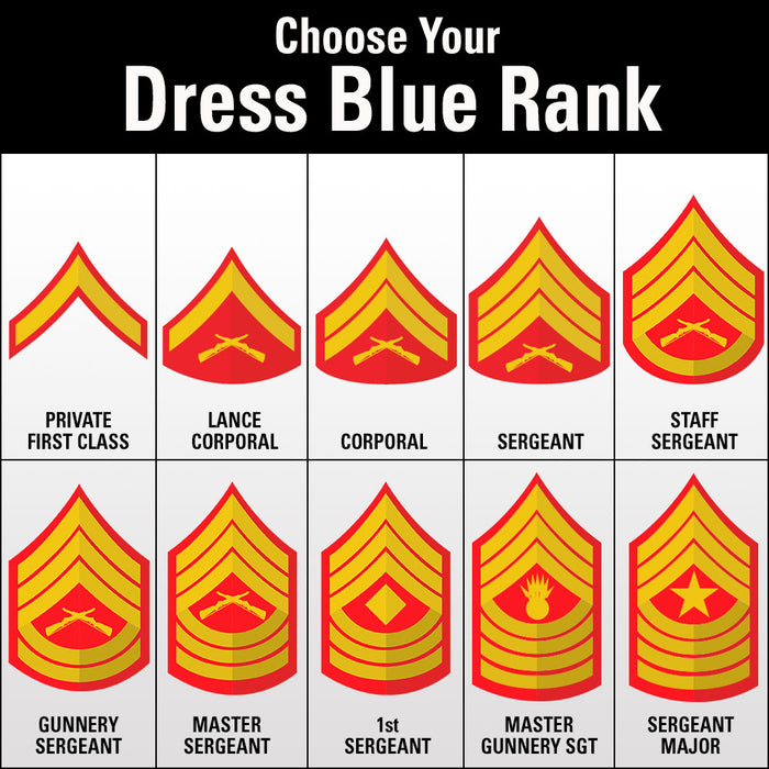 USMC Custom Rank and Insignia Hat- Personalized — SGT GRIT