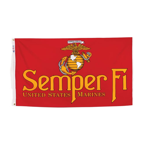 United States Marines Semper Fi 3' x 5' Flag - SGT GRIT