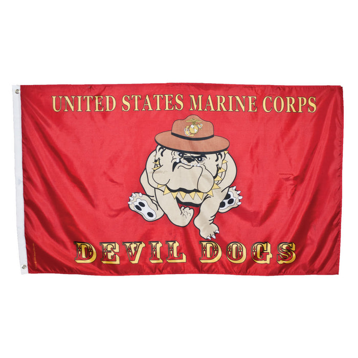 USMC Devil Dog 3' x 5' Flag - SGT GRIT