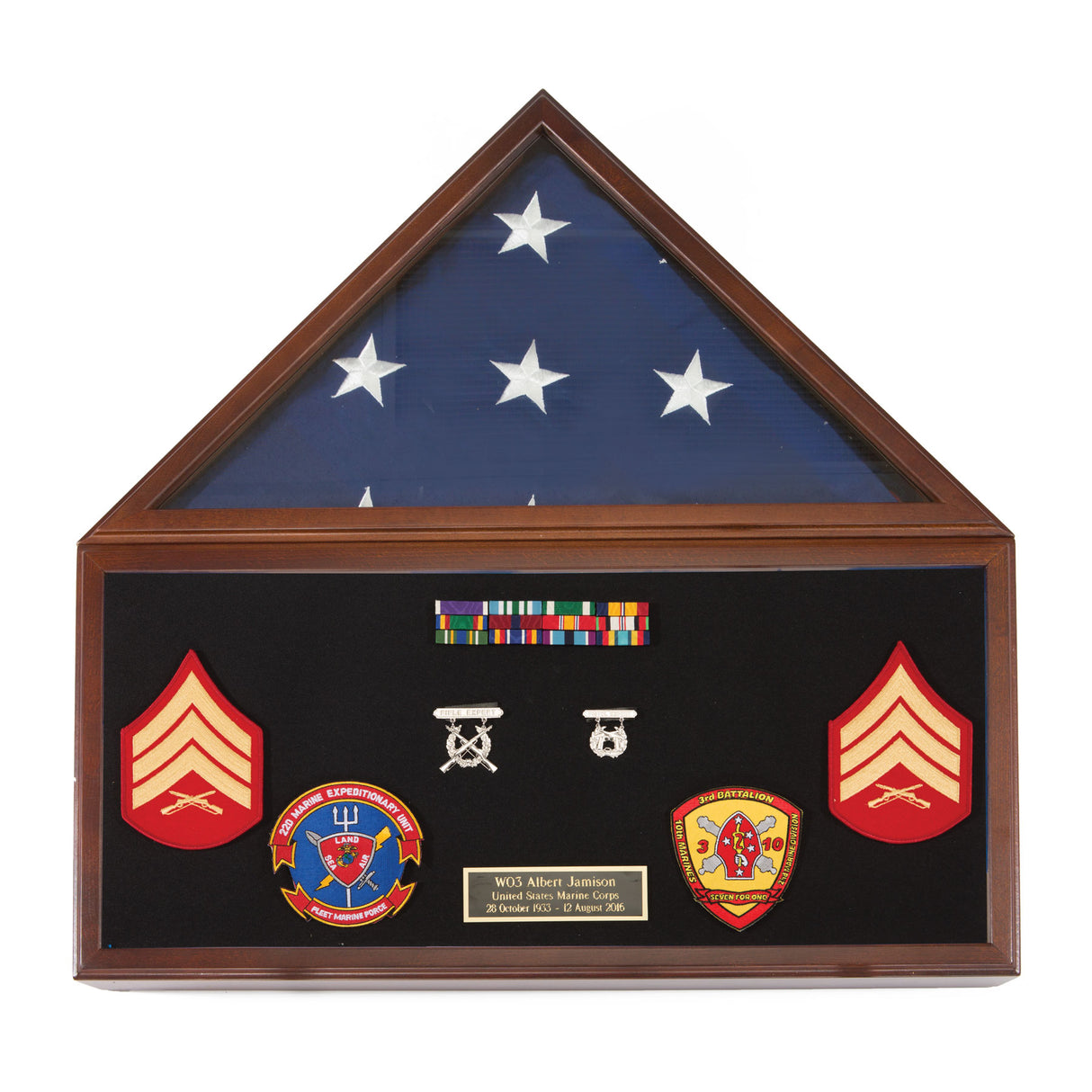 Flag & Memorabilia Case - SGT GRIT