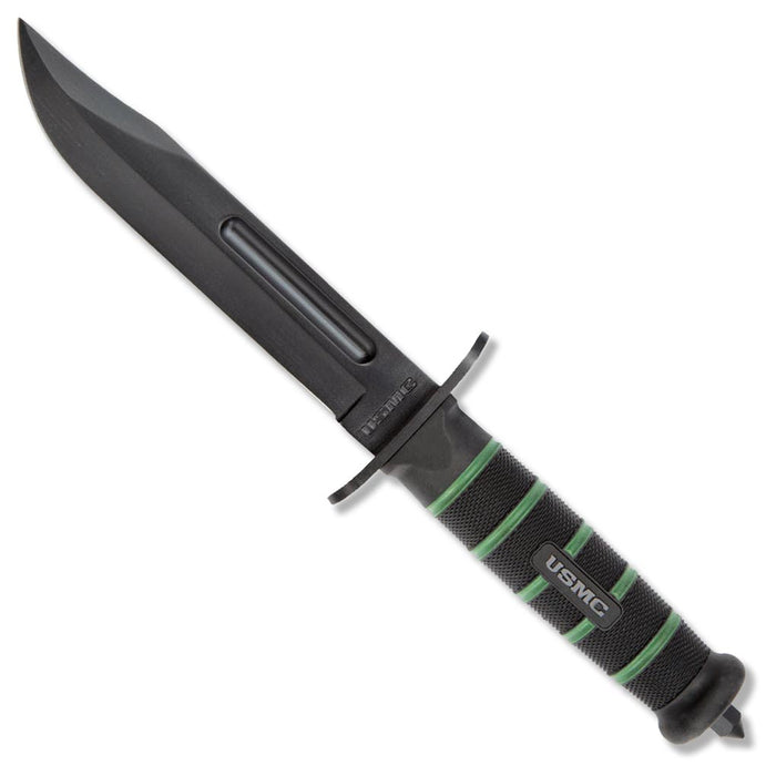 USMC Blackout Combat Fighter Pocket Knife - SGT GRIT