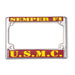 Semper Fi USMC Motorcycle License Plate - SGT GRIT