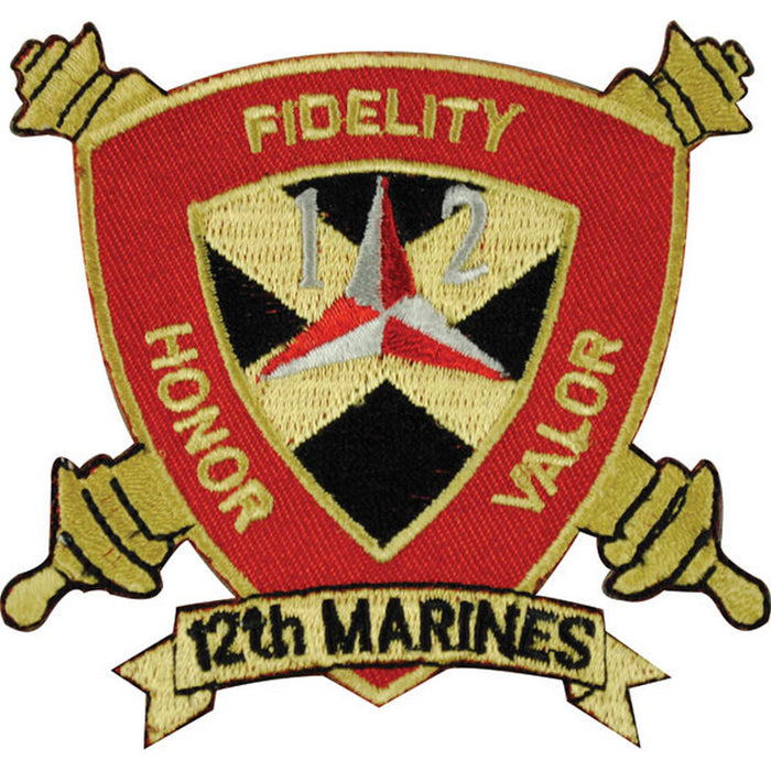 12th Marines Regimental Patch - SGT GRIT