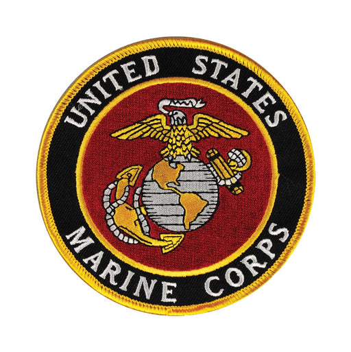 US Marine Corps Patch - Silver-Black