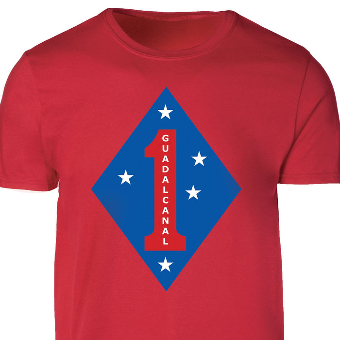 Guadalcanal - 1st Marine Division T-shirt - SGT GRIT