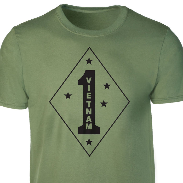 Vietnam - 1st Marine Division T-shirt