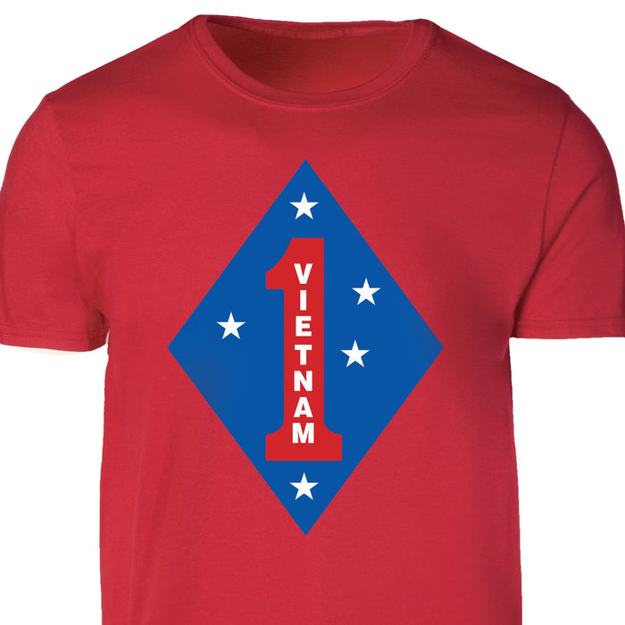 Vietnam - 1st Marine Division T-shirt - SGT GRIT