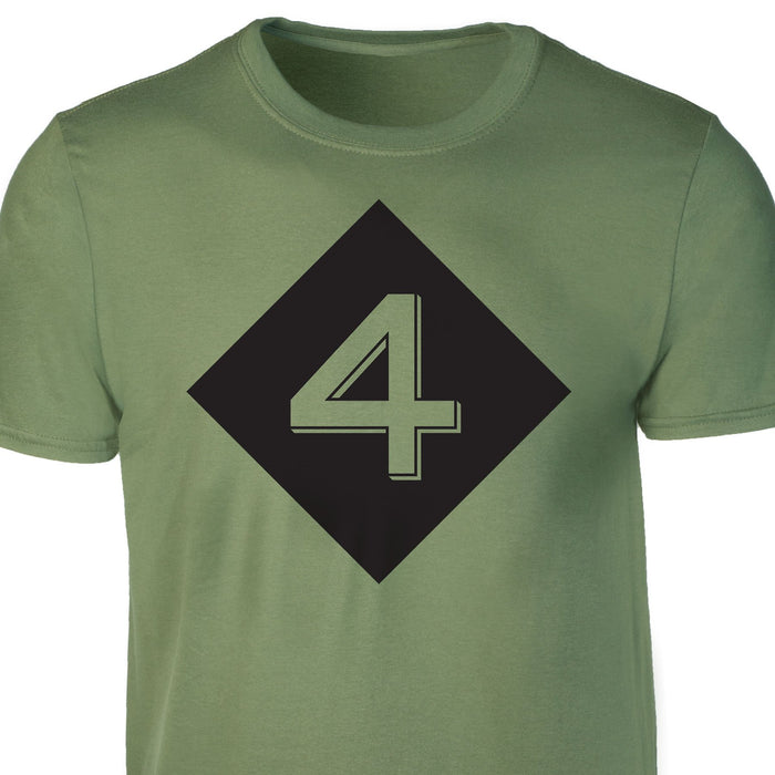 4th Marine Division T-shirt - SGT GRIT