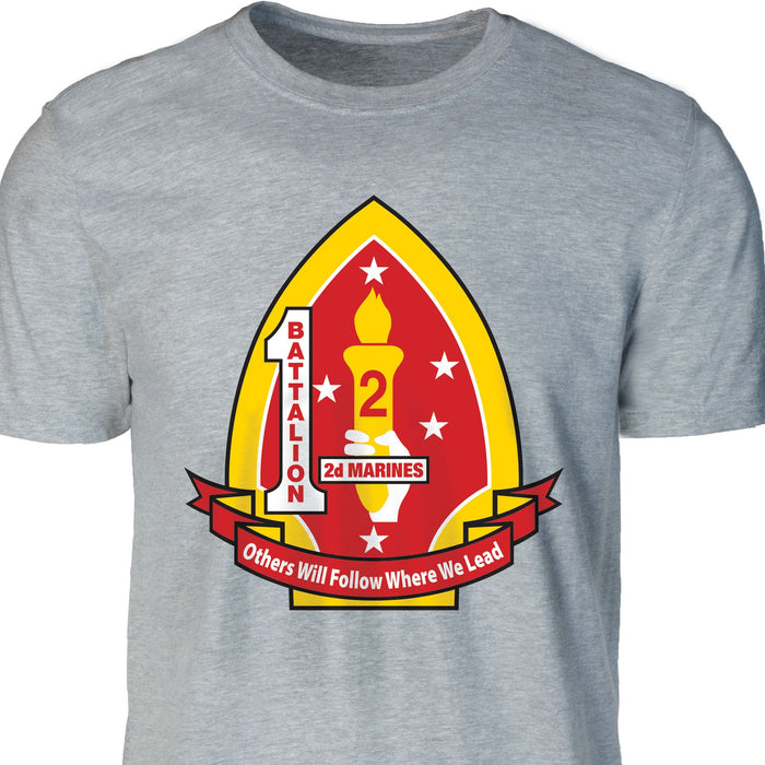 1st Battalion 2nd Marines T-shirt - SGT GRIT